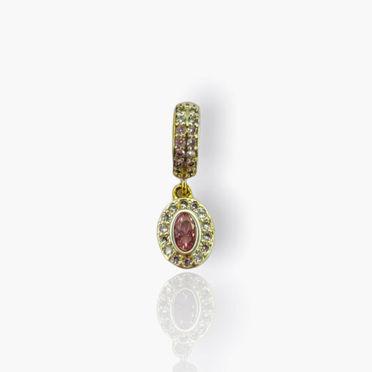 Pingente Zircônia Rosa