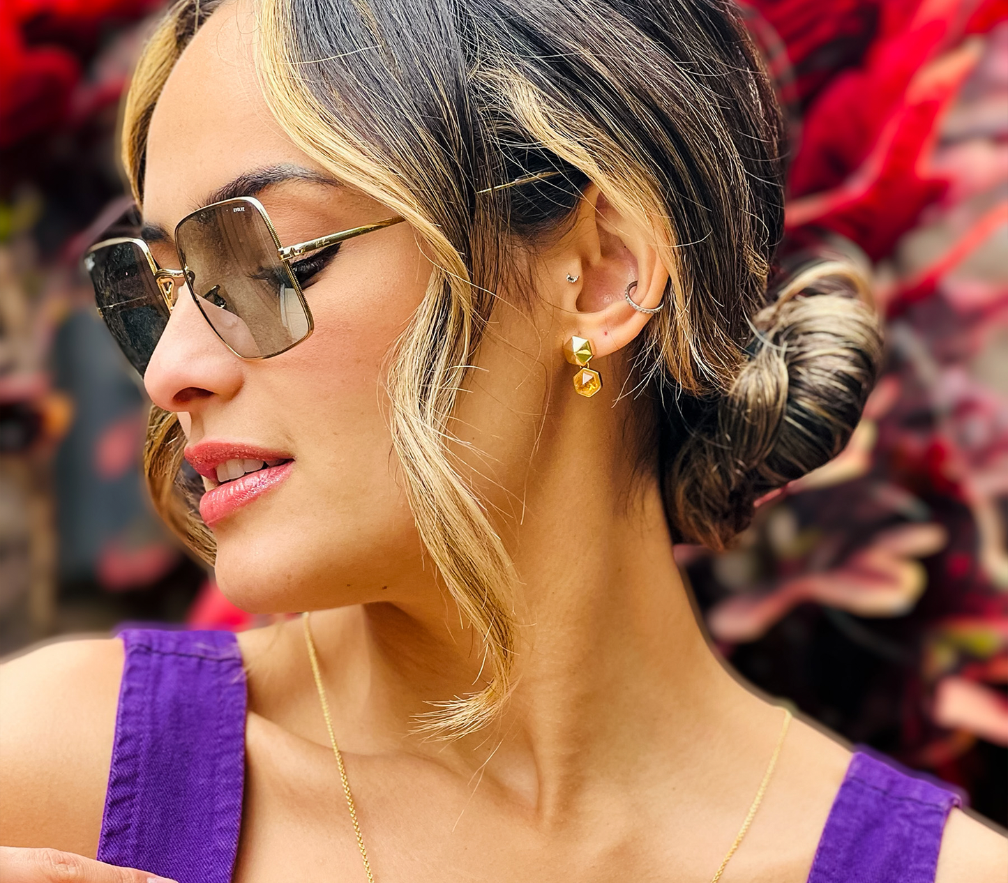 Citrine Earring